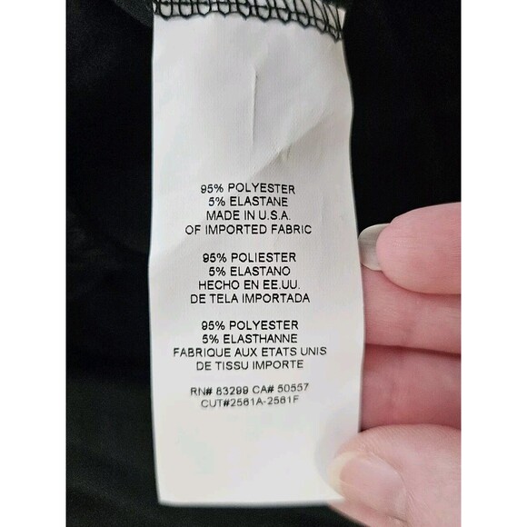 Nicole Miller Black Dress Gold Chain Straps A Line Size S Nwt - Picture 10 of 10